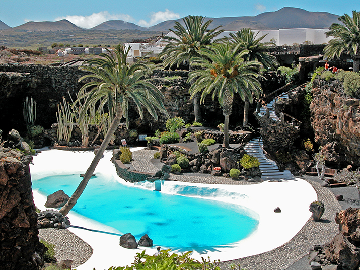 Jameos del Agua, Garten